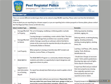 Tablet Screenshot of coplogic.peelpolice.ca